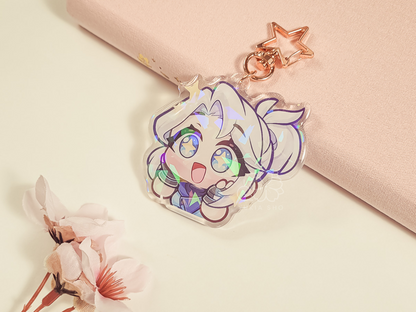 Valorant Jett Wow 2.5" Acrylic Keychain Charm