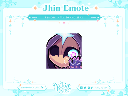 League of Legends Jhin Emotes pour Twitch/Discord