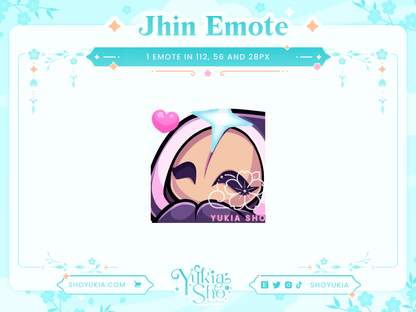 League of Legends Jhin Emotes para Twitch/Discord