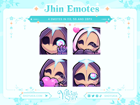 Twitch/Discord 的英雄聯盟 Jhin 表情