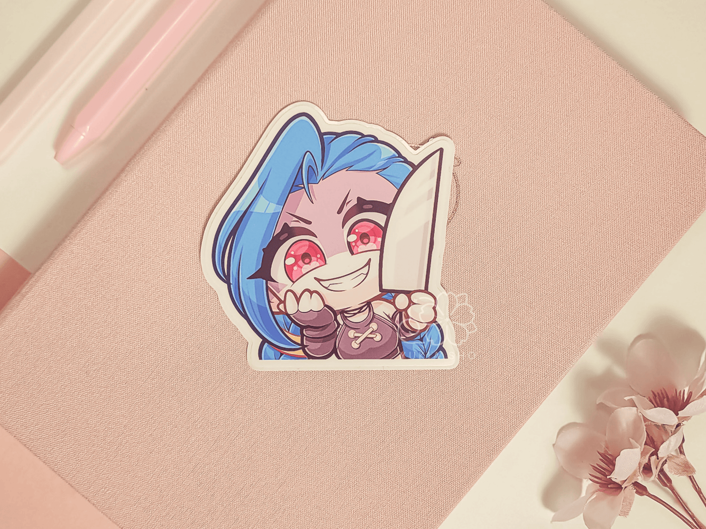 League of Legends Jinx 3" Vinyl Stickers