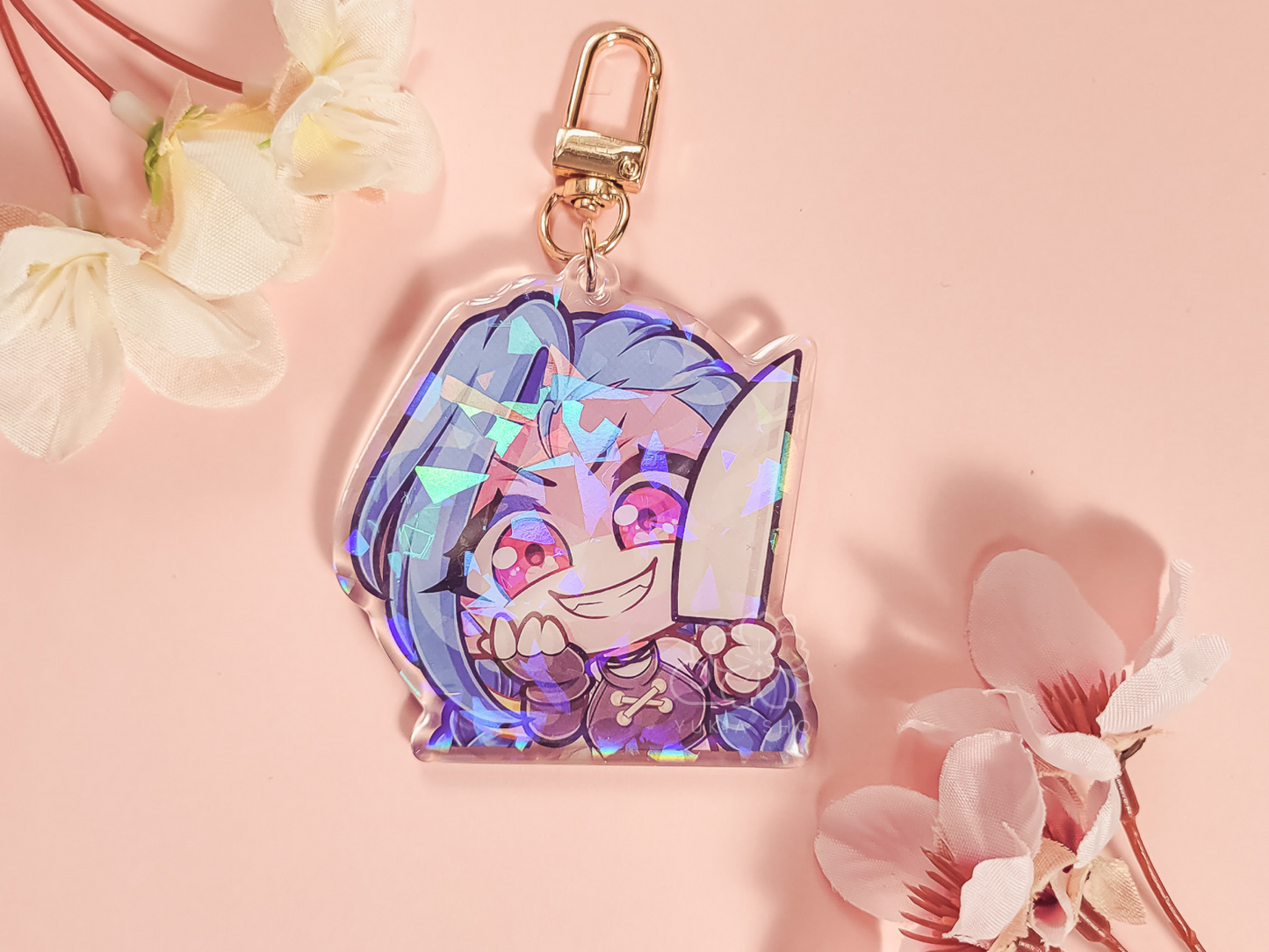 League of Legends Jinx 2.5" Acrylic Keychain Charm