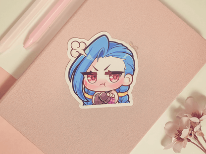 League of Legends Jinx 3" Vinyl Stickers