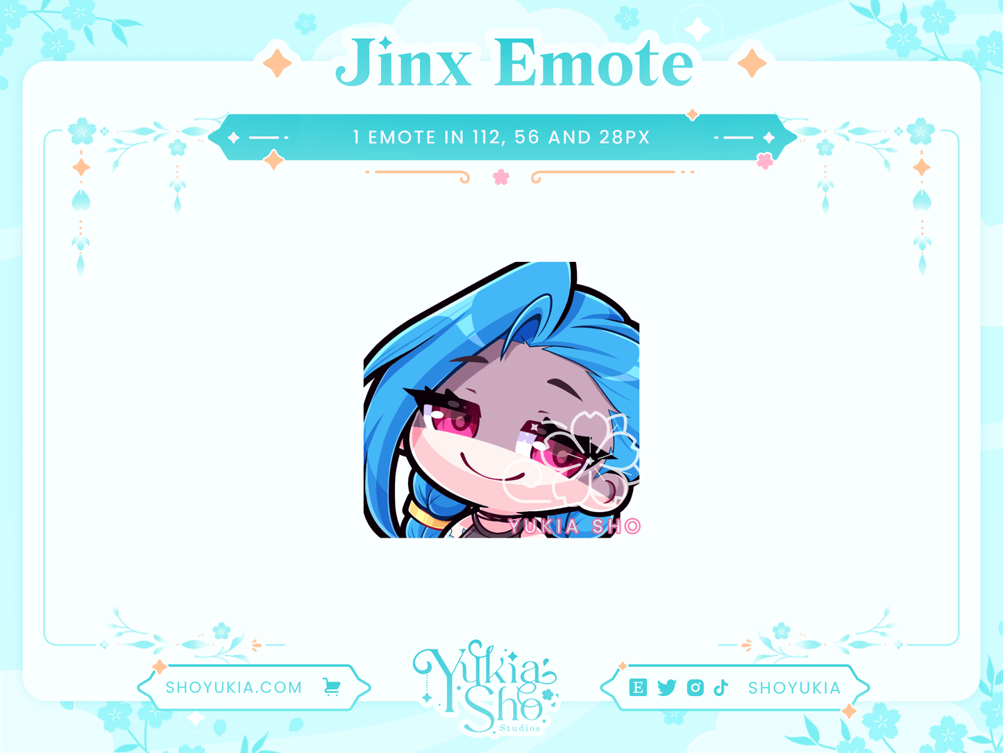 League of Legends Jinx Emotes