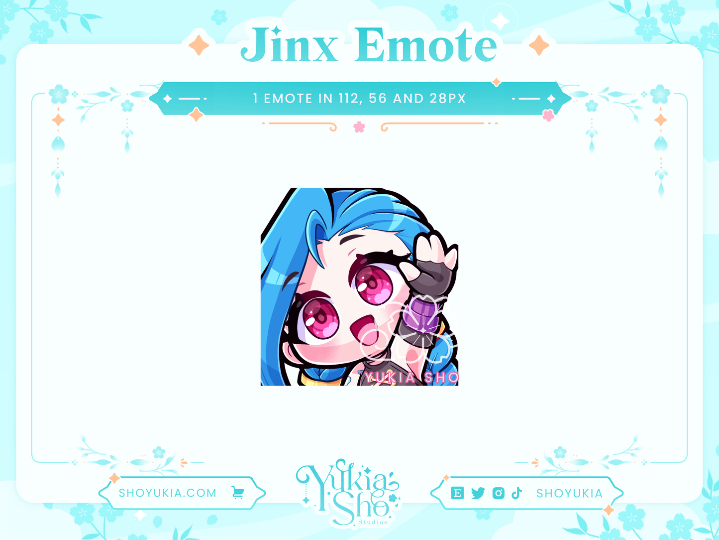 League of Legends Jinx Emotes