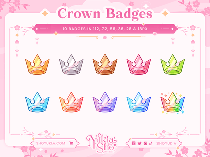 KH Crown Sub Badges