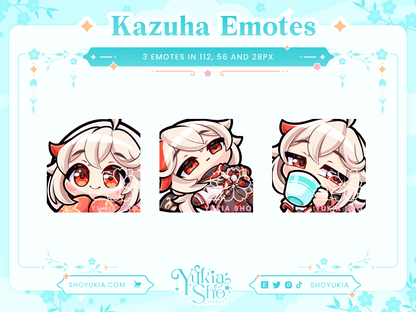 Genshin Impact Kazuha Emotes