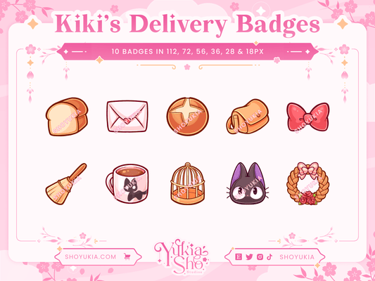 Kiki's Delivery Service Sub Badges