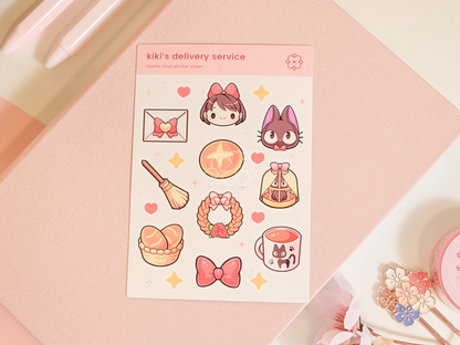 K delivery Mini Sticker Sheet