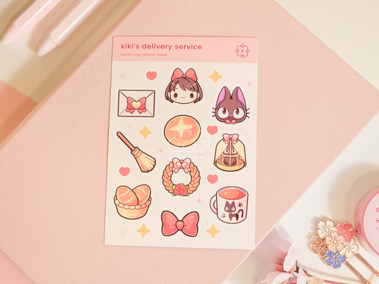 K delivery Mini Sticker Sheet