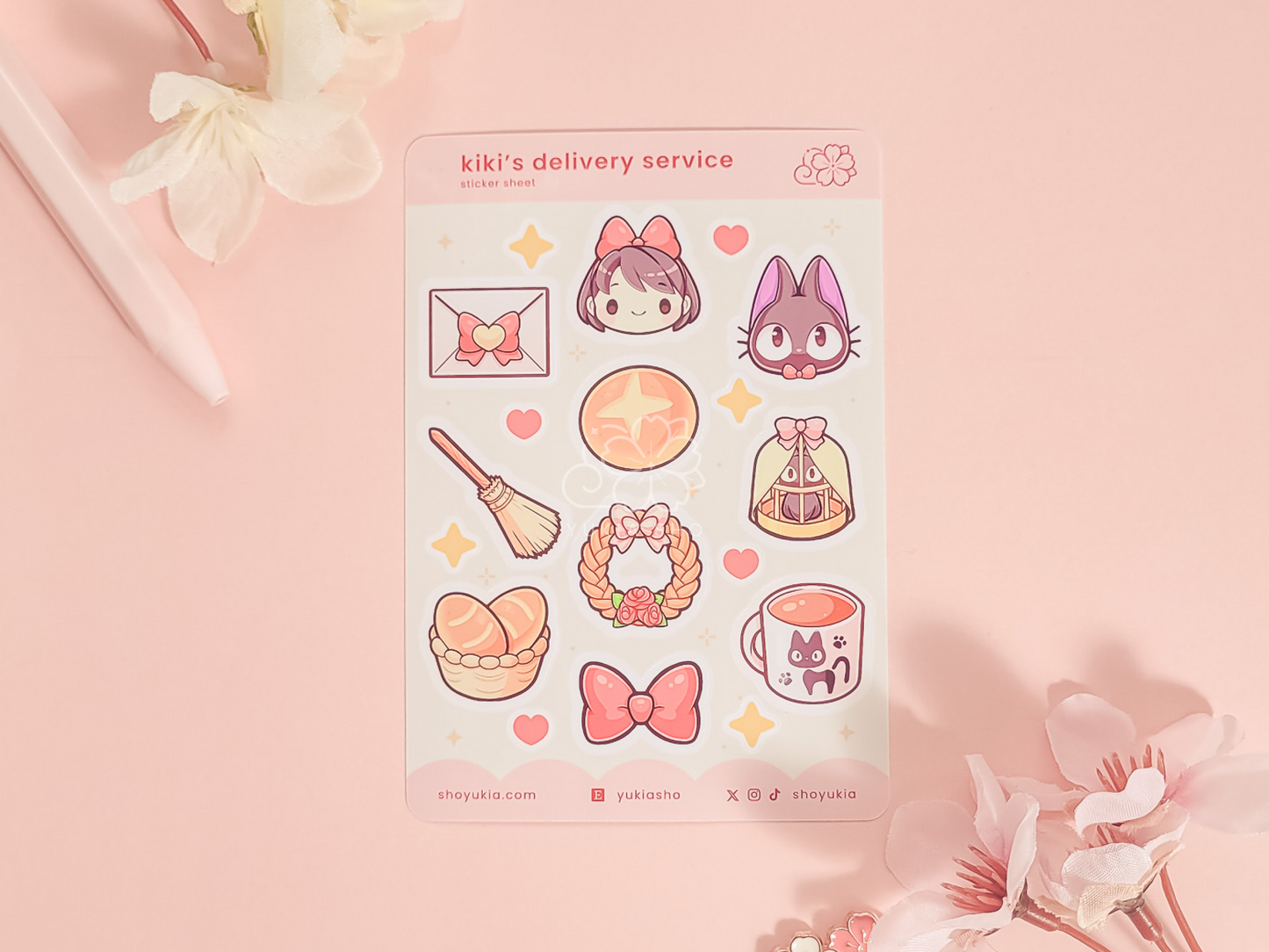 kiki Mini Sticker Sheet