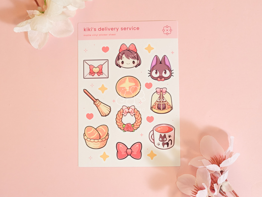 K delivery Mini Sticker Sheet