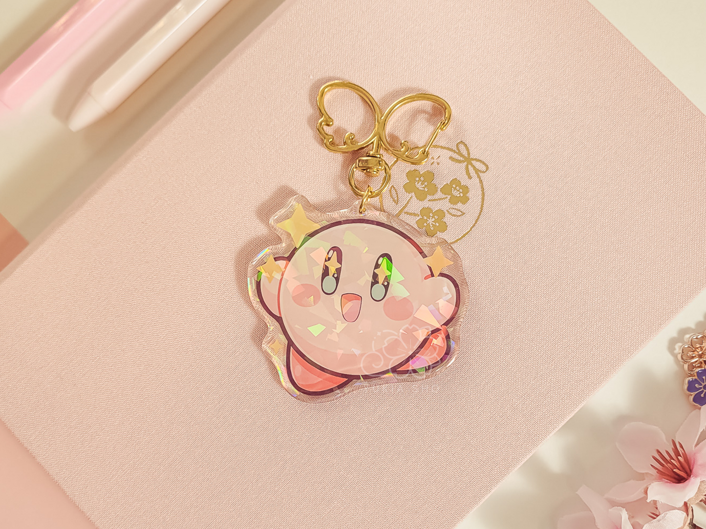 Kirbee Acrylic Keychain Charm