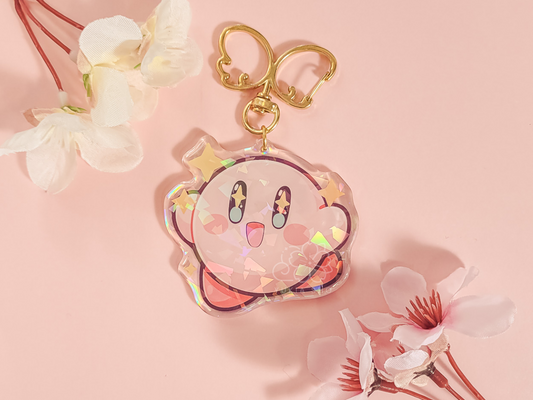 Kirbee Acrylic Keychain Charm
