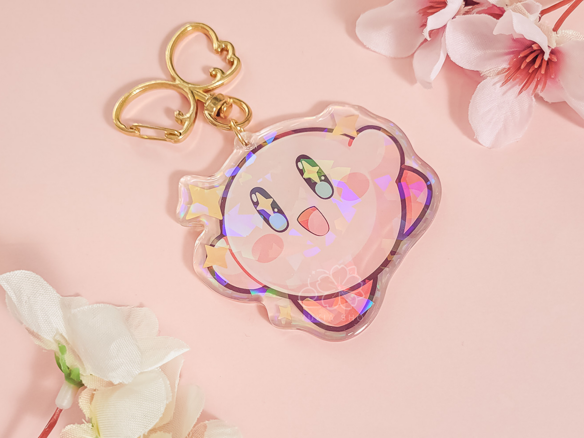 Kirbee Acrylic Keychain Charm