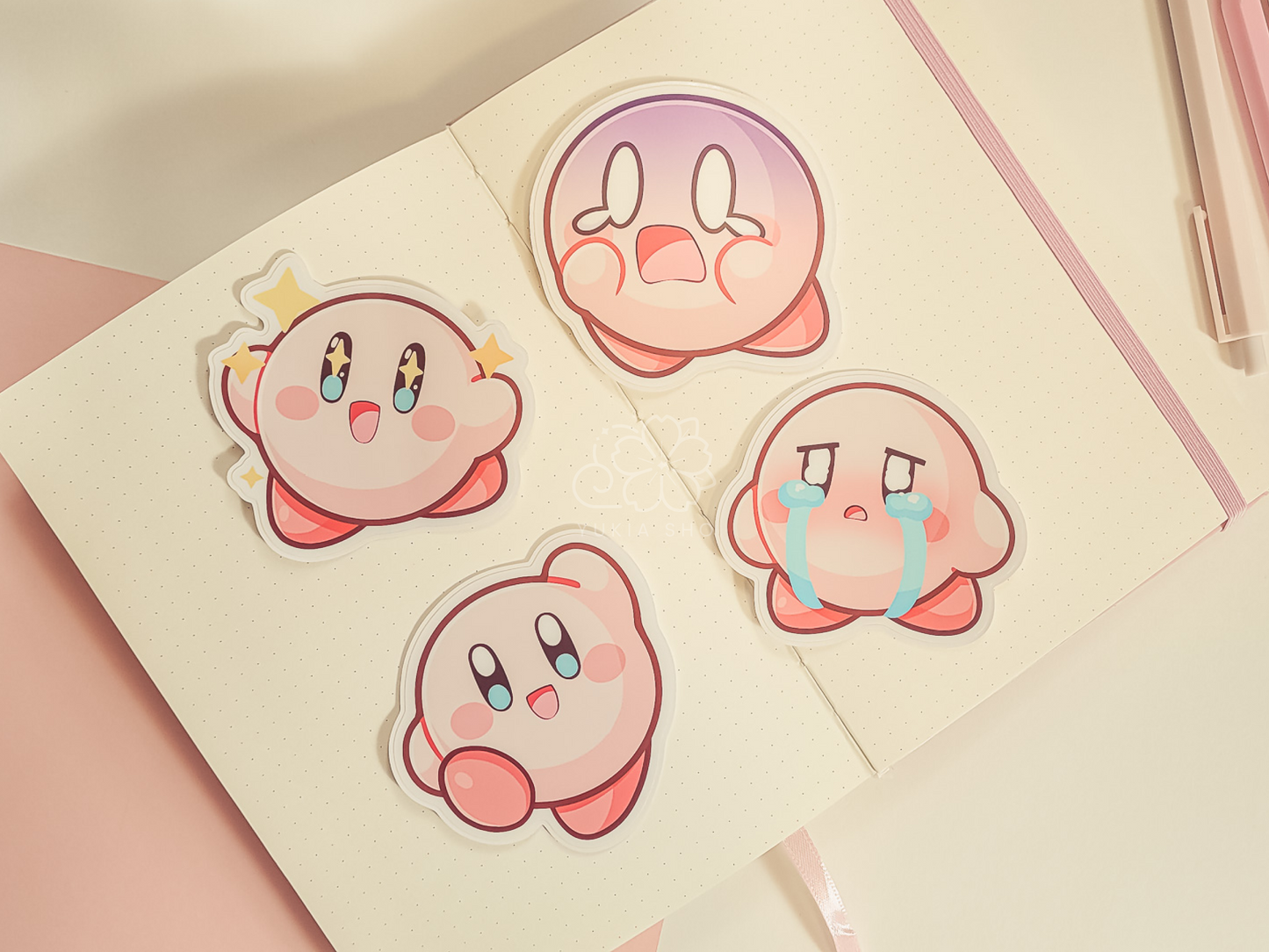 Kirby 3" Vinyl Stickers (Set 2)