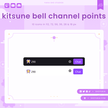 Kitsune Bell Channel Points