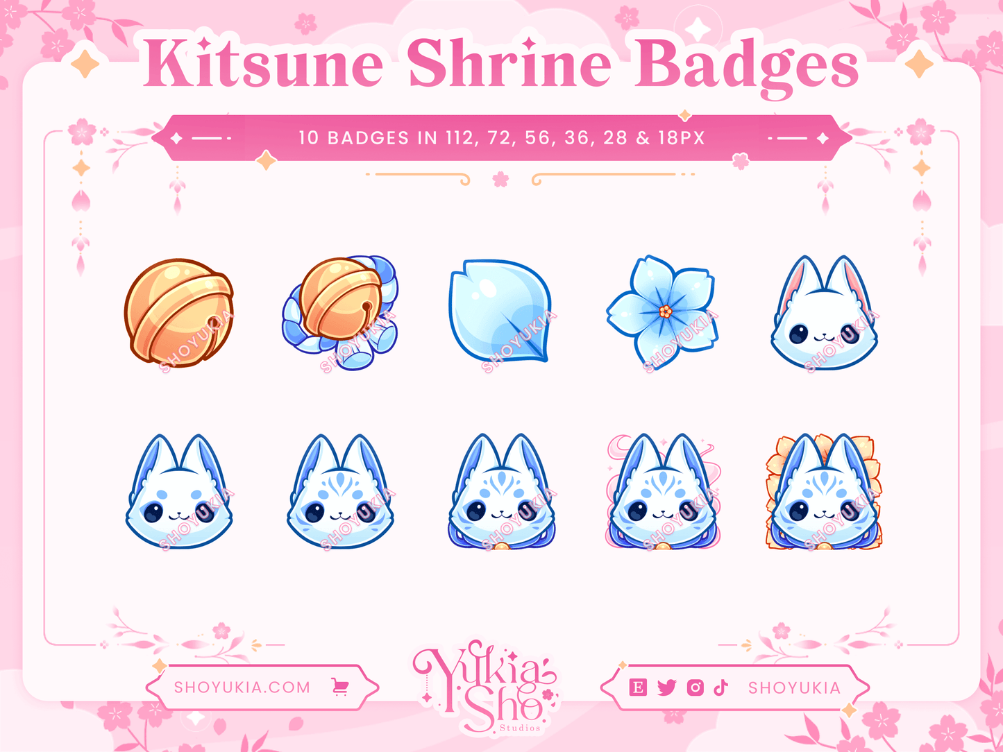 Kitsune Shrine Sub Badges