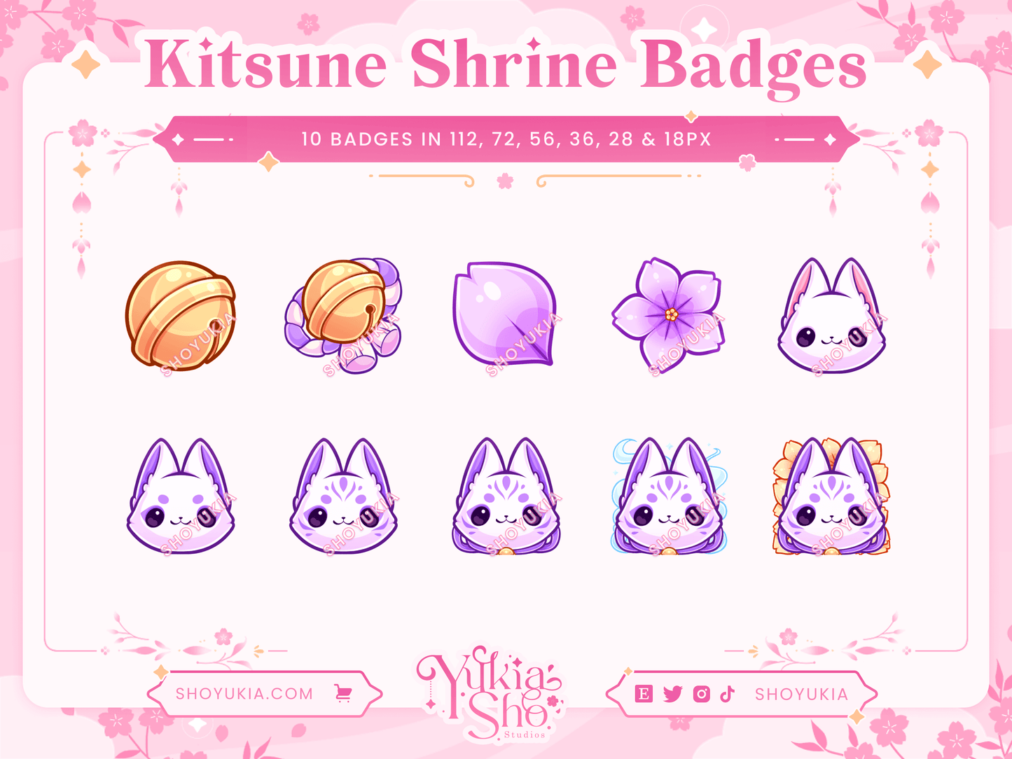 Kitsune Shrine Sub Badges