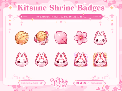 Kitsune Shrine Sub Badges