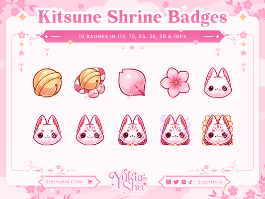 Kitsune Shrine Sub Badges