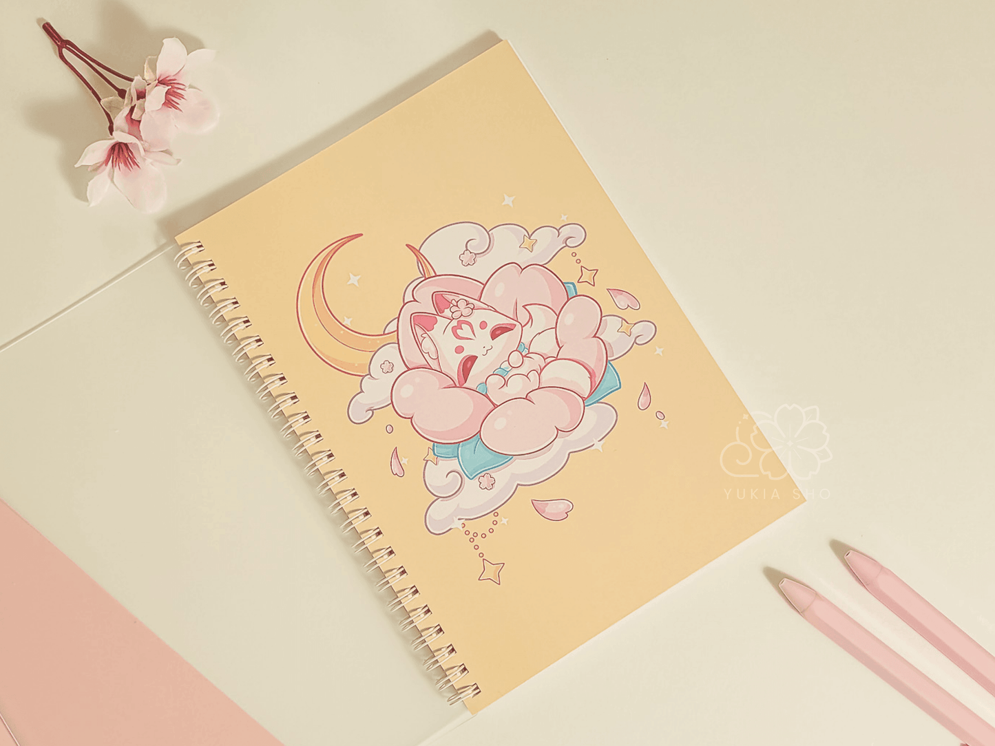 Sakura Kitsune A5 Reusable Sticker Book