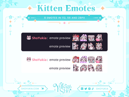 Kitten Emotes