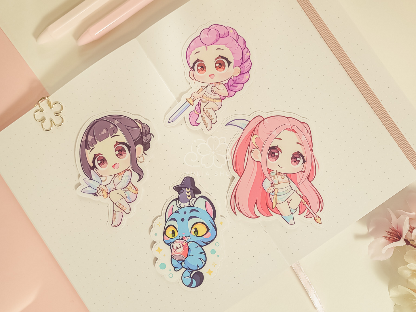 K Hunters Golden 3" Vinyl Stickers