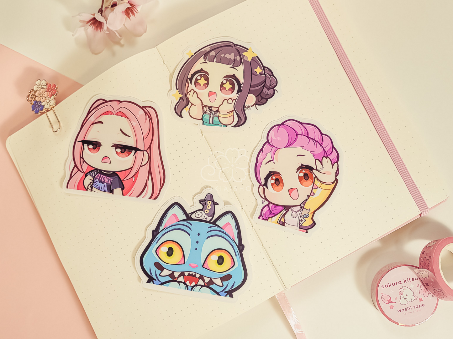 K Hunters 3" Vinyl Stickers