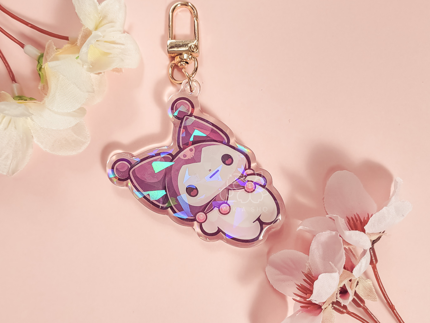 Kawaii Kuro Ded 2.5" Acrylic Keychain Charm