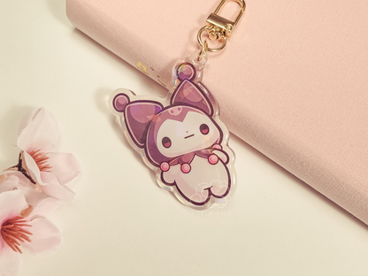 Kawaii Kuro Ded 2.5" Acrylic Keychain Charm