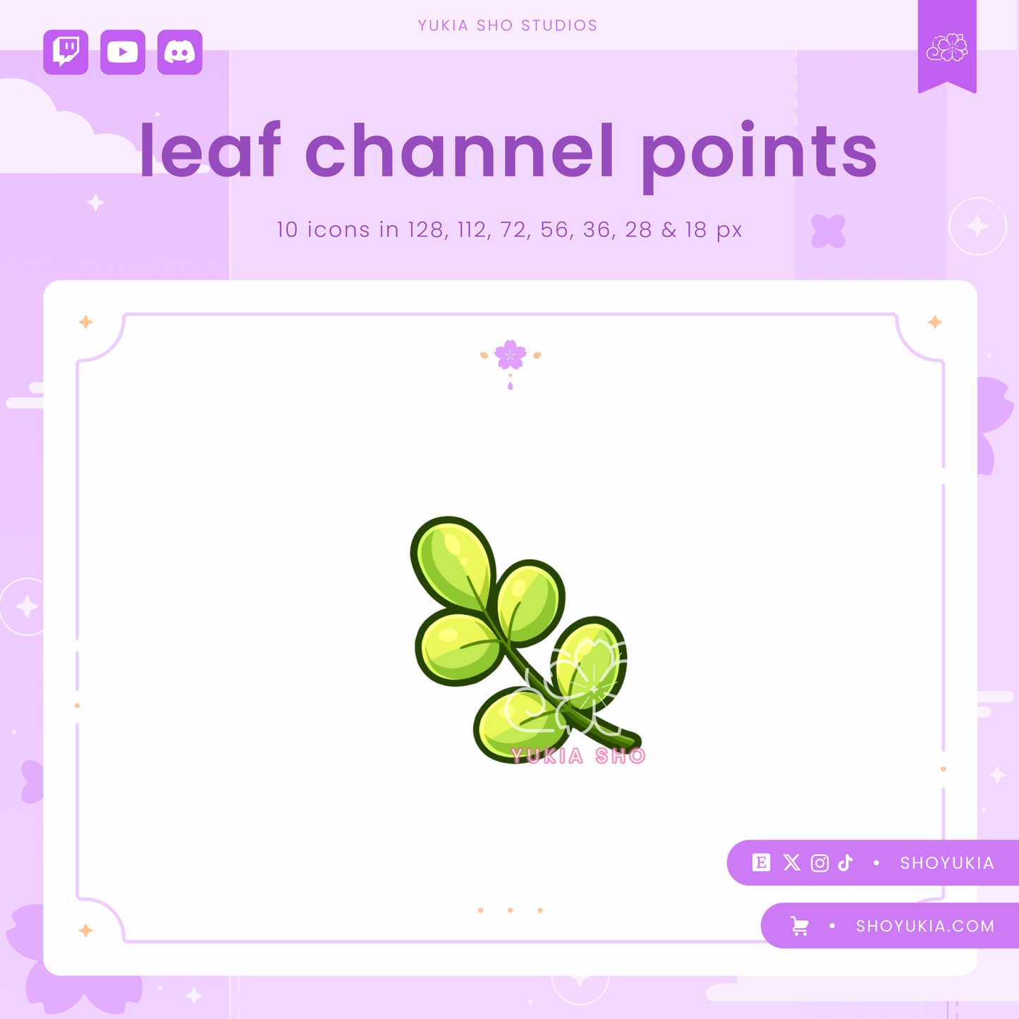 Leaf Channel Points (Green)