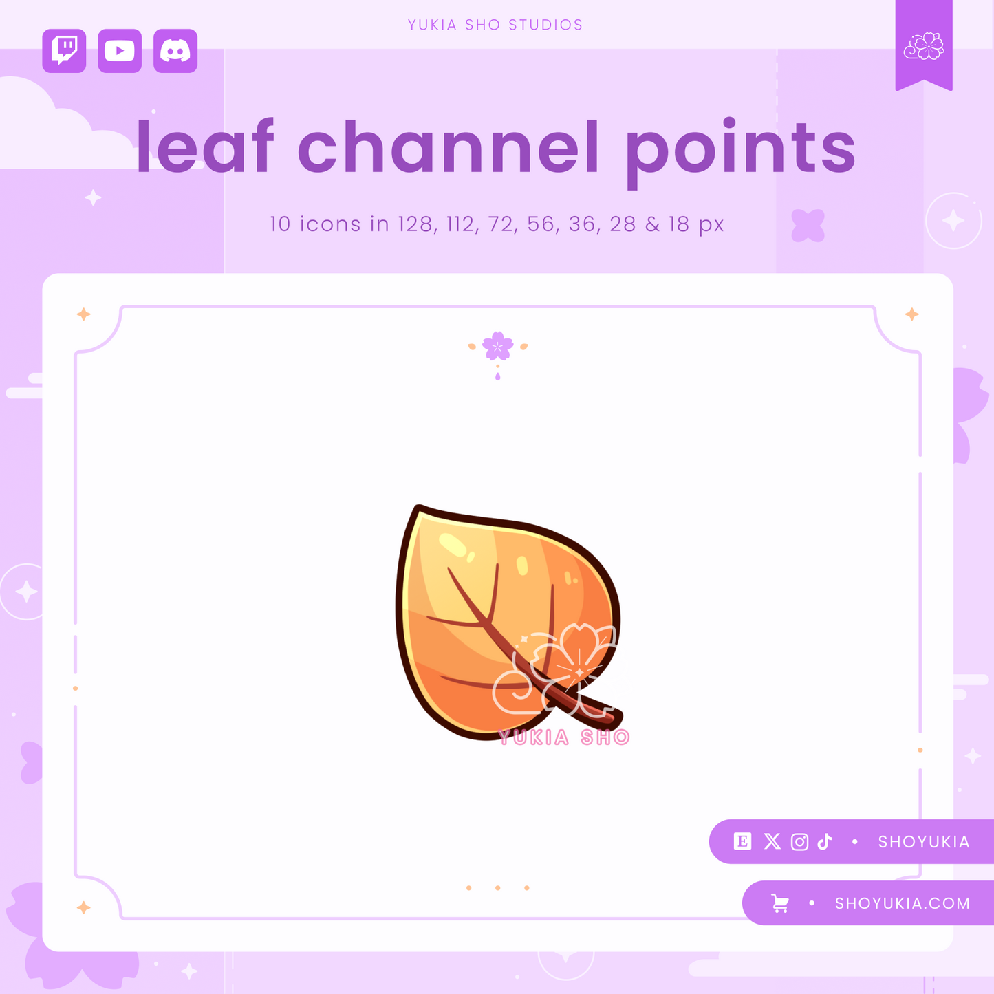 Leaf Channel Points (Yellow)