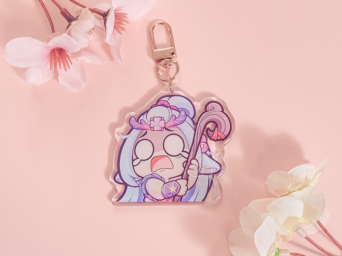 Lolimo Key Chain Anime Acrylic Keychain Charm | Cute & Durable Holographic Keychain ...