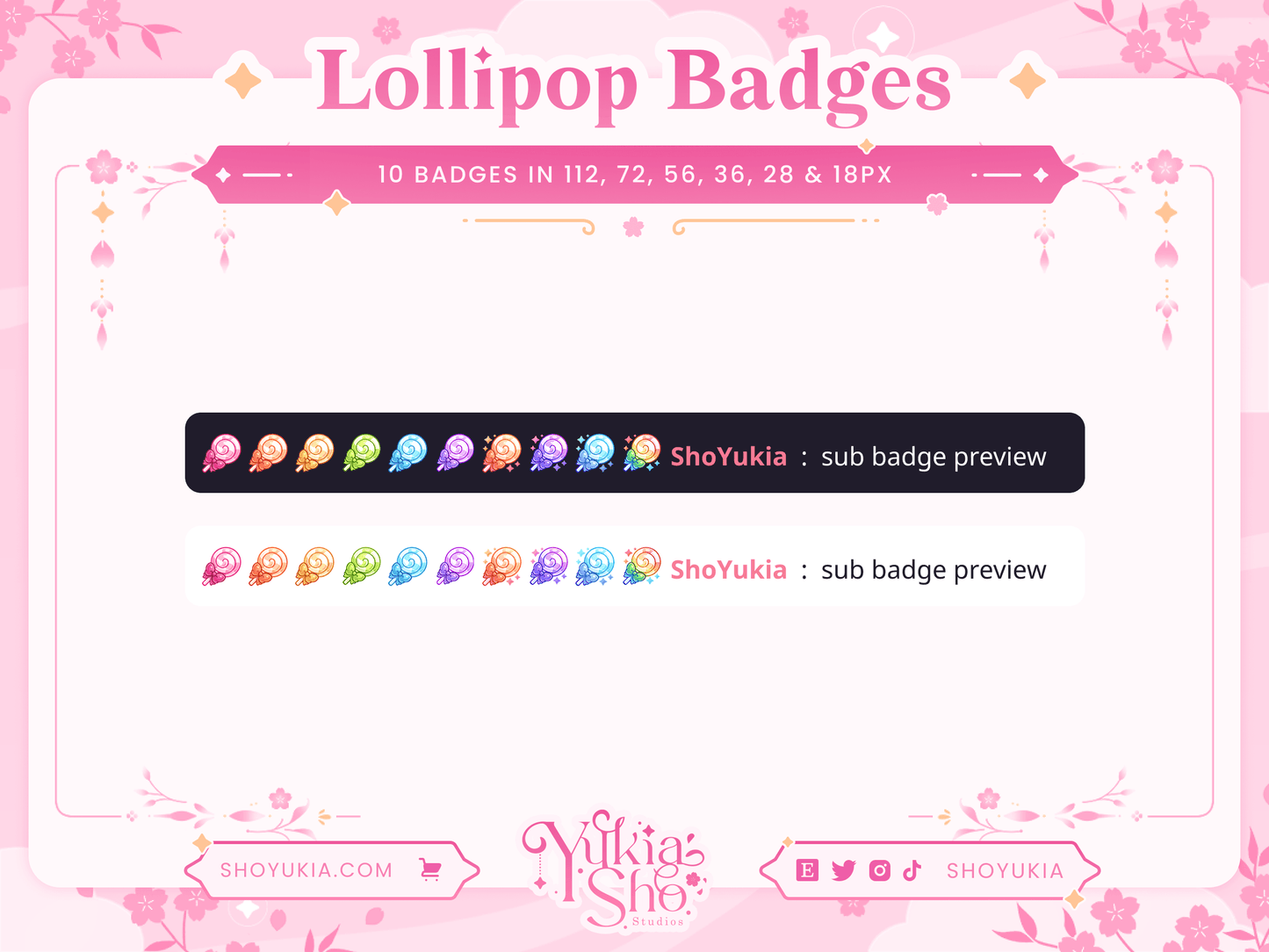 Lollipop Sub Badges