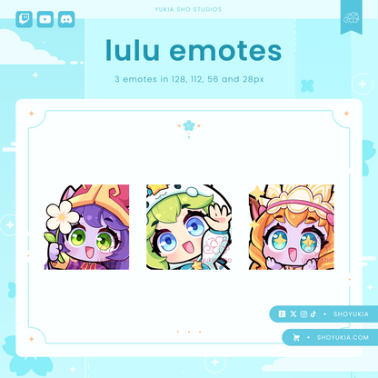 LoL Lulu Emotes (Set 2)