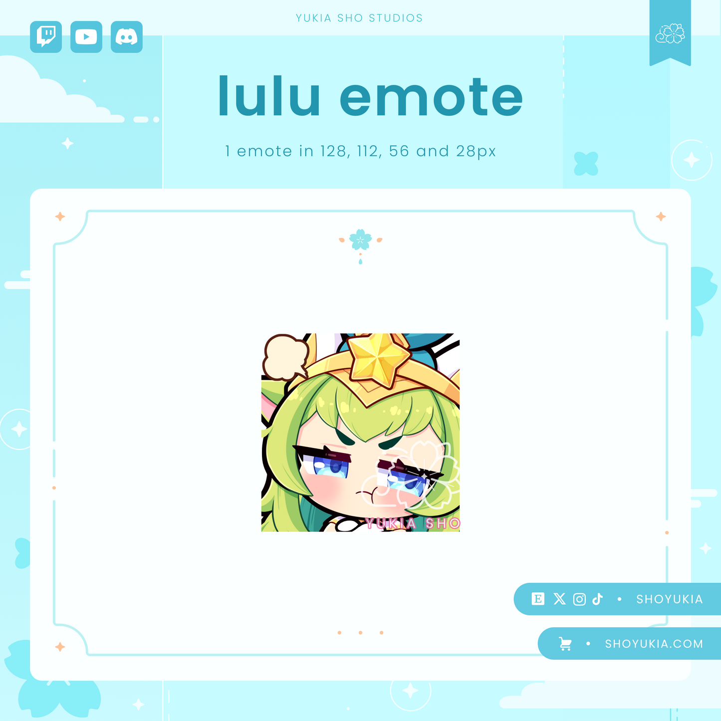 リーグ・オブ・レジェンドLulu Emotes for Twitch / Discord