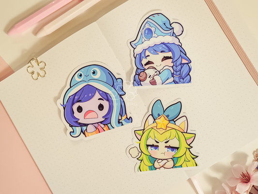 LoL Lulu 3" Vinyl Stickers (set 1)