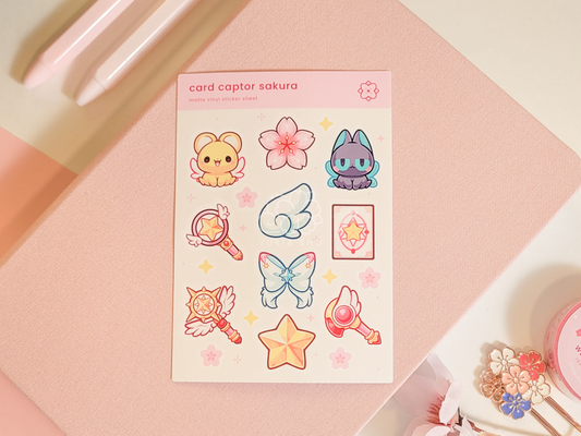 Magical Girl Sakura Mini Sticker Sheet