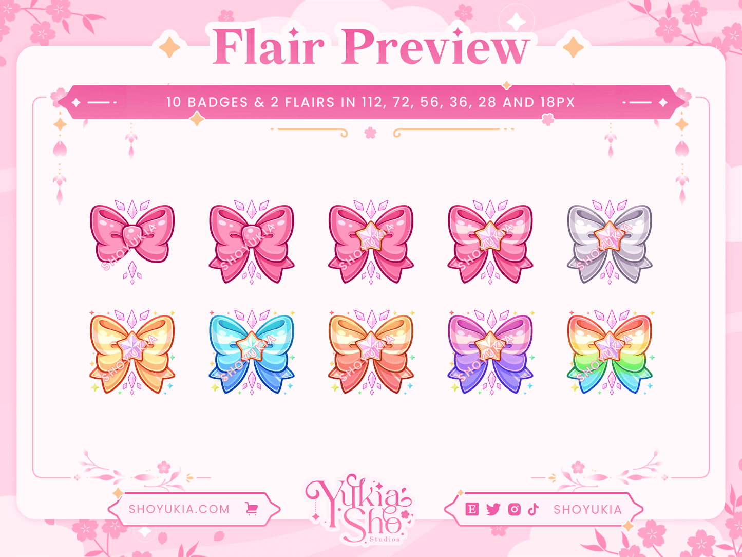 Magical Girl (Pink) Sub Badges & Flair