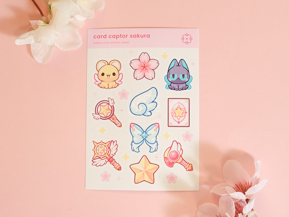 Magical Girl Sakura Mini Sticker Sheet