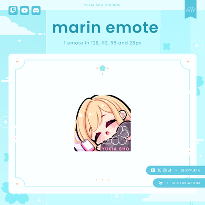 Genshin Impact Ayaka Emotes for Twitch/Discord