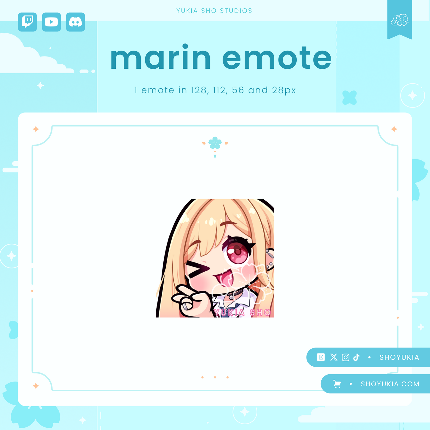 Genshin Impact Ayaka Emotes for Twitch/Discord