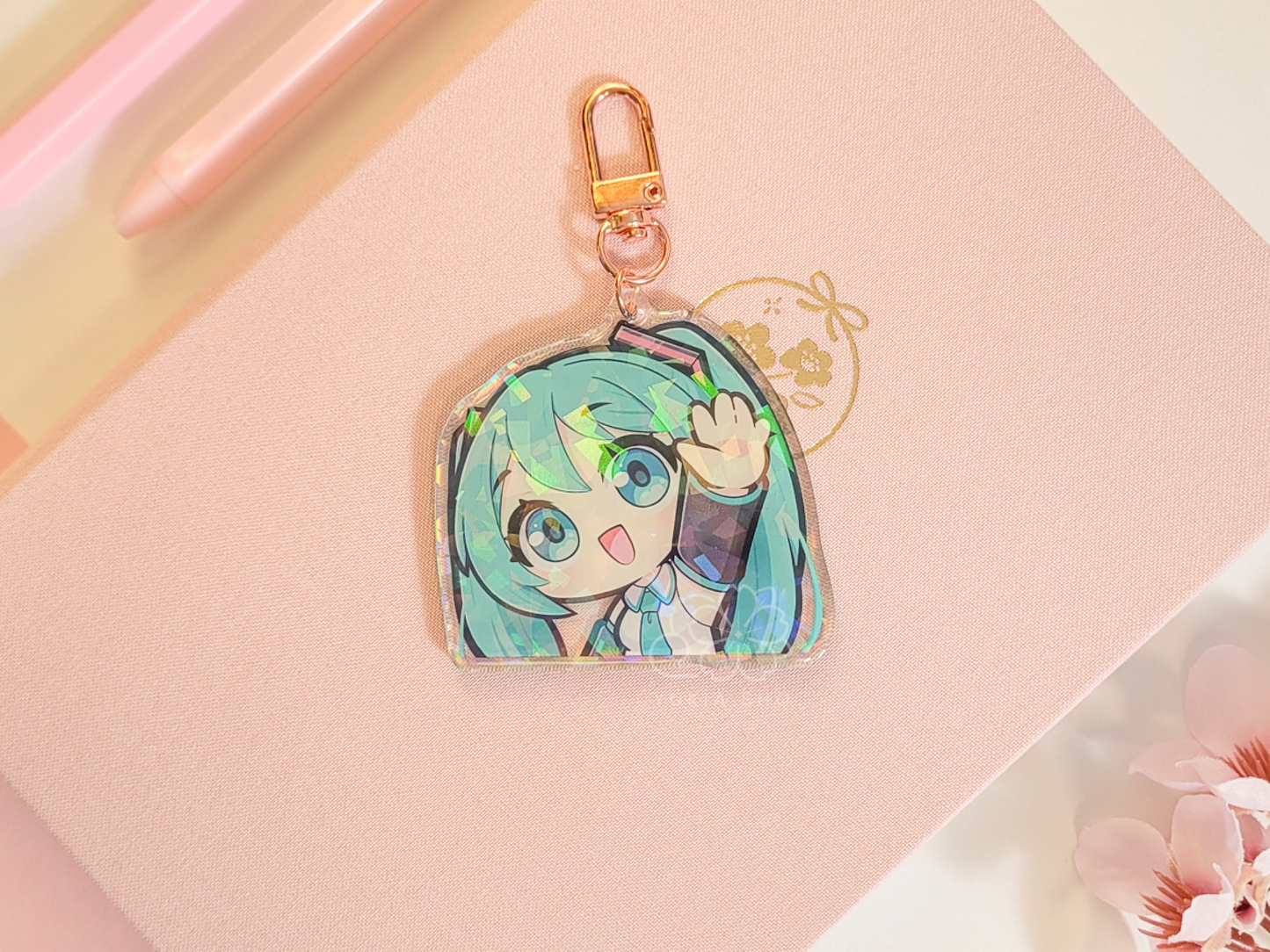 Miku Acrylic Keychain Charm
