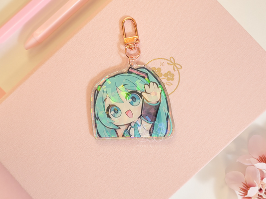 Miku Acrylic Keychain Charm