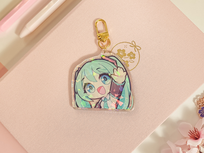 Miku Acrylic Keychain Charm