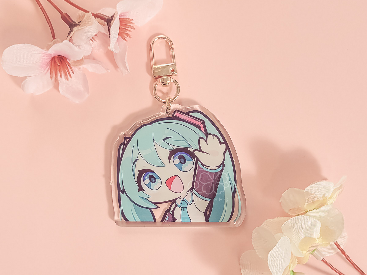 Miku 2.5" Acrylic Keychain Charm