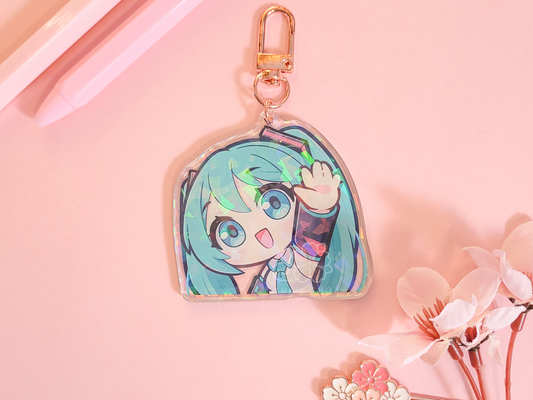 Miku Acrylic Keychain Charm