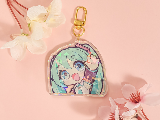 Miku Acrylic Keychain Charm