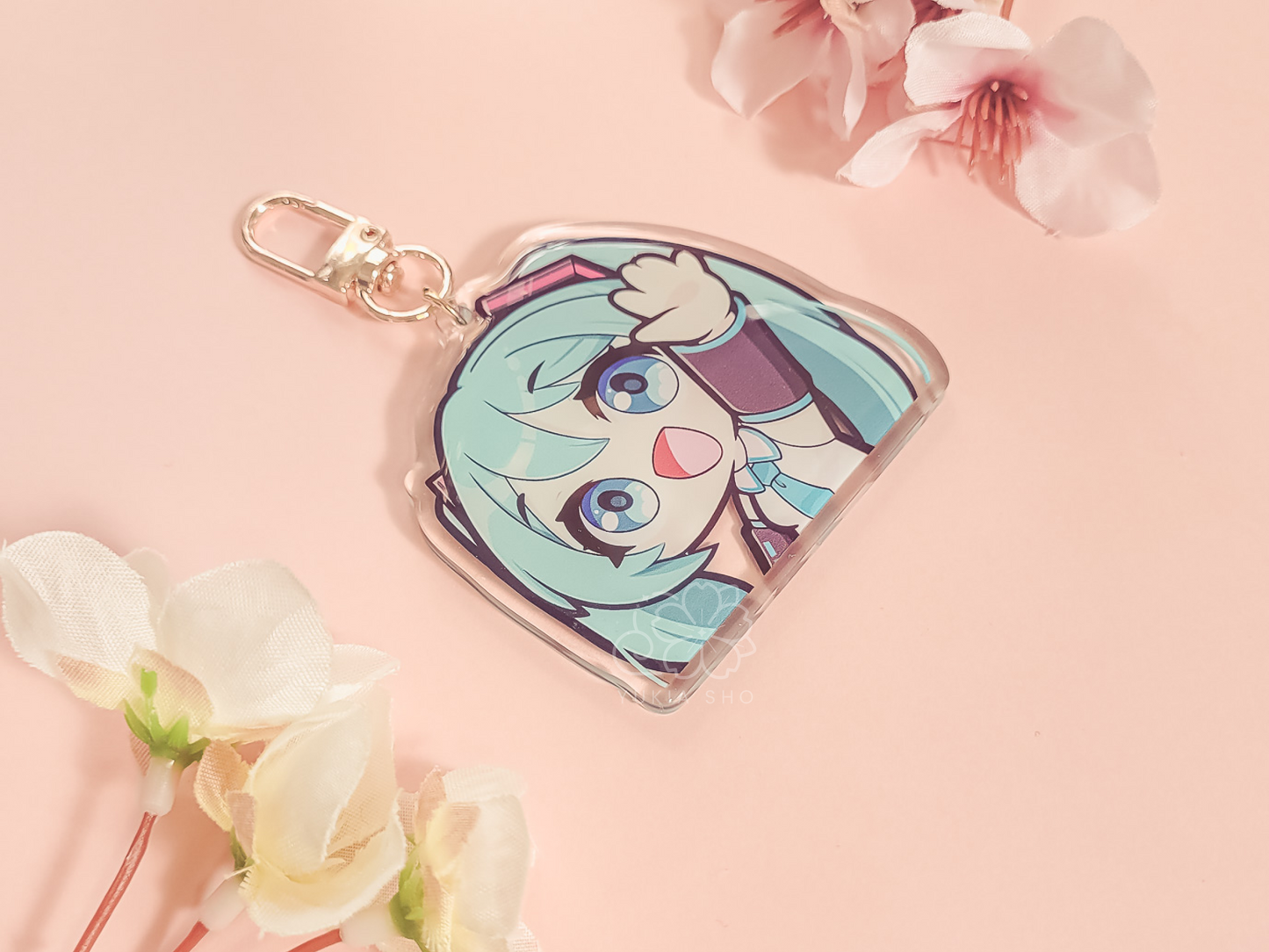Miku 2.5" Acrylic Keychain Charm